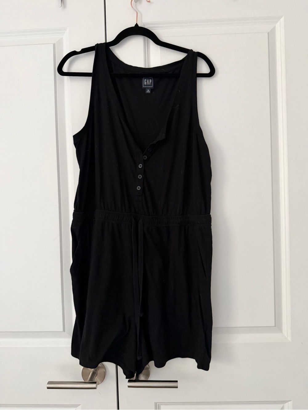GAP Black Sleeveless Romper